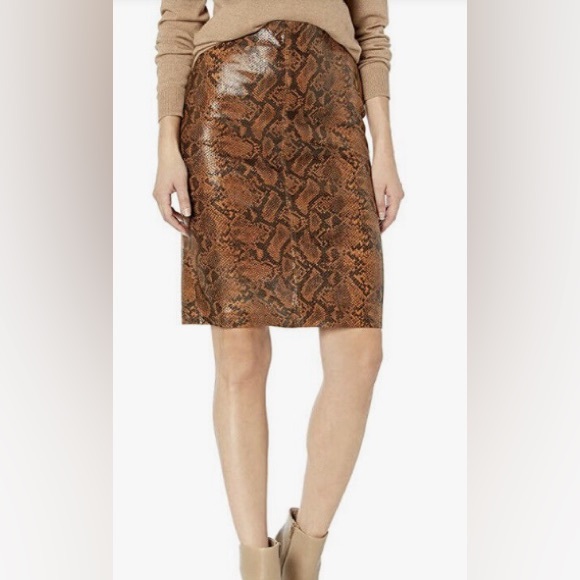 Blank NYC Dresses & Skirts - Blank NYC Faux Leather Snakeskin Skirt
